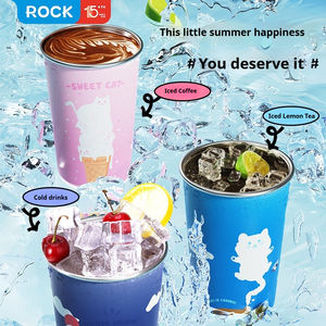 Tazza per Caffè Freddo Grande Capacità 470ml in Alluminio con Cambio di Temperatura e Colore - Product Image 2