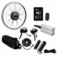 500W 750W 48V E-Bike Umbausatz mit Hinterkassette, 25A Controller, Nabenmotor, Elektrofahrrad-Kit für 26, 27,5, 28, 29 Zoll Räder
