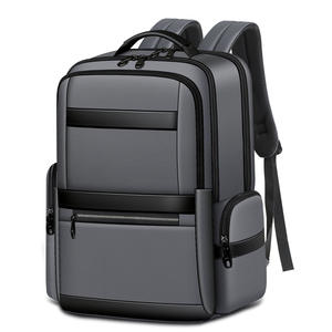 High-End Men's PU <b>Backpack</b> Stylish Business Commuter & Travel Bag with Membrane Fabric Fashionable <b>Computer</b> <b>Backpack</b> Storage - Product Image 1