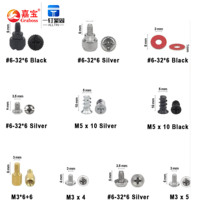 Kit de vis en acier pour ordinateur avec assortiment de goujons à tête cylindrique 228-362 pièces, boîte de quincaillerie incluant un tournevis pour réparation DIY