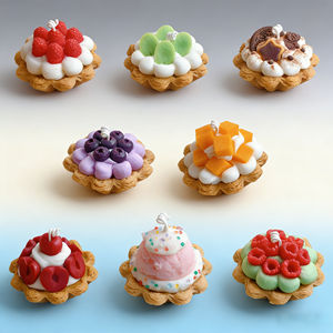 LANJO Fruit Cream Dessert Shaped Scented <b>Candles</b> Cute Novelty Aroma Low MOQ <b>Candle</b> for Home Decorations Gifts - Product Image 4