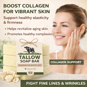 Натуральное мыло из говяжьего жира Private Label, без отдушек, для чувствительной кожи, формула для очищения лица и тела. - Product Image 5