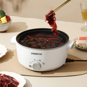 Olla Eléctrica <span class=keywords><strong>Instant</strong></span>ánea YUEDISI de Gran Capacidad, 3.8L, 220v/110v, Tipo Dividido, Cocina Rápida de Fideos, Sartén Eléctrica Antiadherente - Product Image 6