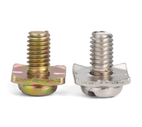 Vis métriques en acier au carbone personnalisées M8 M9 M12 M6, filetage métrique, revêtement en zinc, fixations industrielles