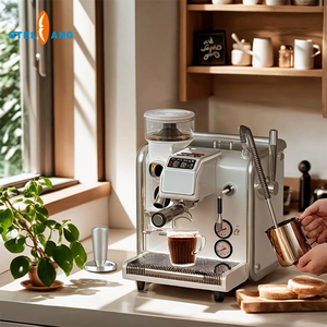 Equipo de Catering Comercial, Innovadora Cafetera Espresso Automática Profesional con - Product Image 1