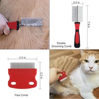 手提袋型专业终极自洁全狗猫宠物美容理发剪刀工具包套装8合1