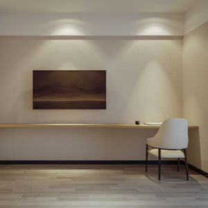 Современная однотонная деревянная пятизвездочная гостиничная мебель для спальни по индивидуальному заказу от производителя для гостиной и спальни - Product Image 4