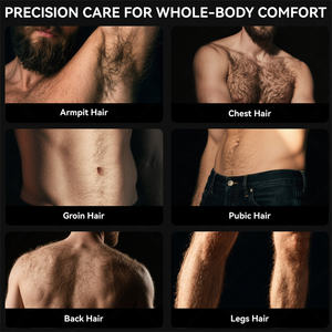 Taşınabilir elektrikli epilasyon tıraş makinesi için yeni vücut ev araç kullanımı için ağrısız fonksiyonu elektrik güç kaynağı İngilizce - Product Image 3