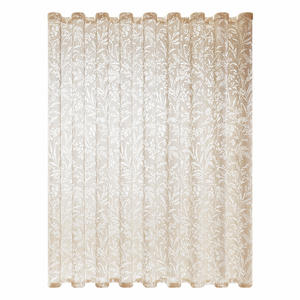 Nouvelle Voile Translucide Épaisse et Douce Style Crème Haut <span class=keywords><strong>de</strong></span> Gamme, <span class=keywords><strong>Rideau</strong></span> <span class=keywords><strong>de</strong></span> Porte Creux Français Sans Perçage pour la Maison - Product Image 5