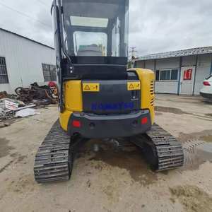 Excavatrice Komatsu Pc 35 d'occasion, mini-excavatrice Komatsu Pc35 de 3 tonnes à chenilles en caoutchouc à vendre - Product Image 6