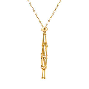 Collier ajustable plaqué or 18 carats en acier inoxydable, support de pendentif <span class=keywords><strong>vide</strong></span> pour pierre de cristal, bijoux DIY, vente en gros - Product Image 5