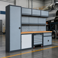 Armoire à outils industrielle, poste de travail, capacité de charge lourde de 150 kg, tiroirs modulaires, conception modulaire, OEM/ODM/OBM personnalisable, acier, application MRO