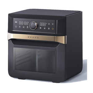 Freidoras de aire para cocinar sin aceite, control de una perilla, plástico de capacidad extra grande de 15L + horno freidora de aire de acero inoxidable con ventana visible - Product Image 4