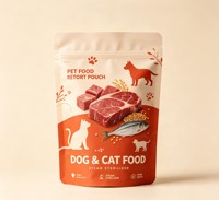 Sachet Doypack en aluminium pour aliments pour animaux de compagnie, haute barrière, en stratifié de qualité alimentaire, fabricant