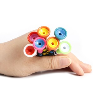 Tees de golf de 83 mm con cabeza de plástico y goma suave, colores mixtos, para práctica de golf - Product Image 4