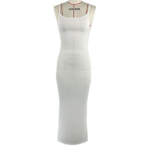 Vestidos Vestidos Elegantes Para Mujer Sexy senza <span class=keywords><strong>schiena</strong></span> Sexy <span class=keywords><strong>vestito</strong></span> attillato da donna senza <span class=keywords><strong>maniche</strong></span> - Product Image 6