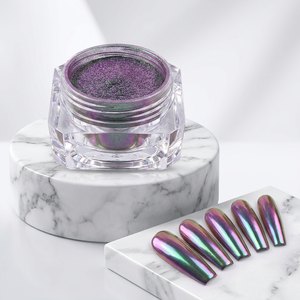 LEQU Happy And Fun 5 Colors Iridescent Chameleon Powder <b>Set</b>, Shimmer Pigment for DIY Craft Decoration Supplies - Product Image 3