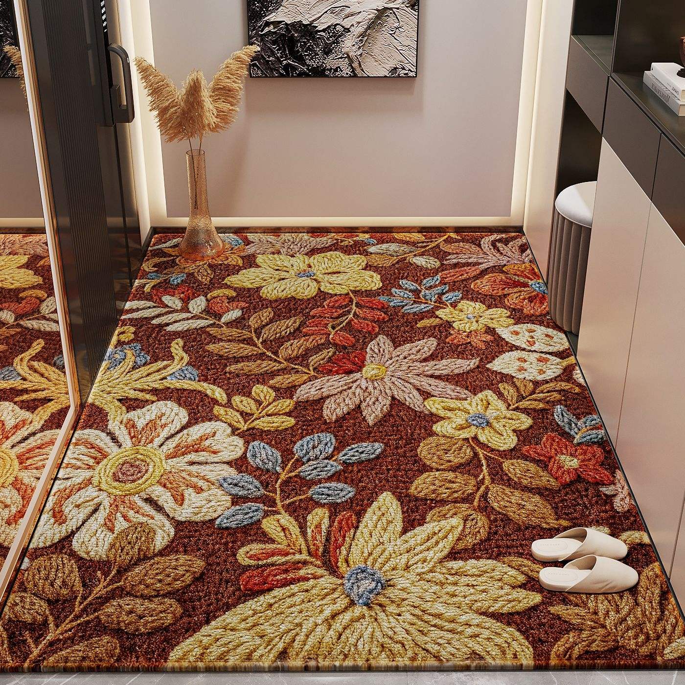 Audron - Grappe de fleurs en laine