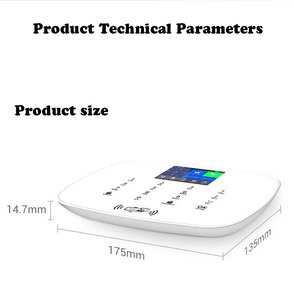 Tuya Wifi 4G An Ninh Thông Minh Hệ Thống Báo Động Được Xây Dựng Trong 2000MAh Pin 48H Với 433Mhz Cảm Biến Chuyển Động Thẻ <span class=keywords><strong>RFID</strong></span> Cuộc Sống Thông Minh Bảng Điều Khiển Báo Động - Product Image 6