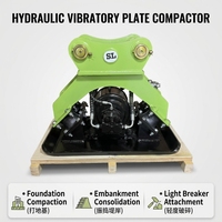 Compacteur vibrant hydraulique universel SLN pour excavatrices, attache pour engins de construction, garantie 1 an
