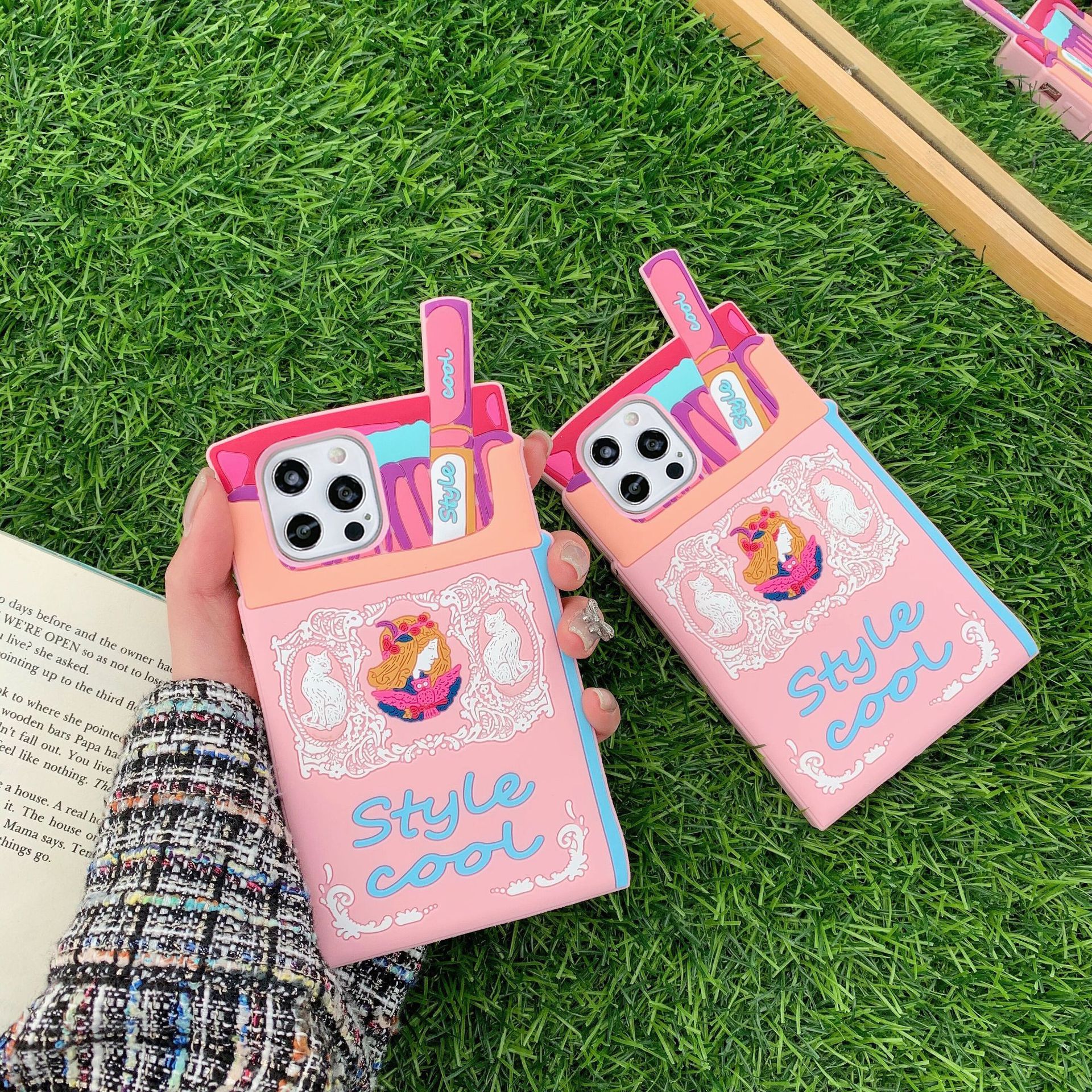 Pink Iphone 12 Cases Amazon Prime Fashion Cute Pink Girl Magic Cigarette  Box Soft Silicone Shockproof Phone Case For Iphone 12 Pro Max