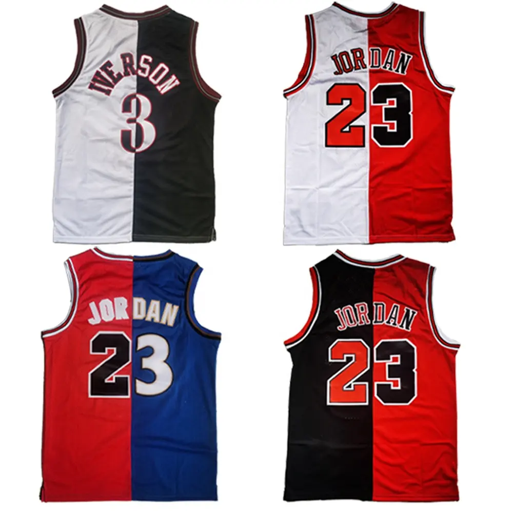 2023-24 best selling pba basketball jersey US size S-XXL breathable new design double spell embroidery retro basketball jersey