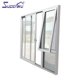 AS2047 zertifizierte australische Standard-Schiebetüren Aluminium-Schiebetür aus doppelt gehärtetem Glas mit Markisen fenster für Ketten wickler - Product Image 5
