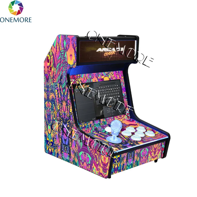 Atacado console de vídeo game mini bartop máquina de arcade, 10.1 ''monitor lcd máquina de armário de arcade clássico para venda