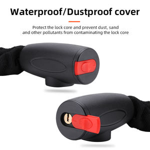 Candado de <span class=keywords><strong>Cadena</strong></span> de Metal Reforzado de Alta Resistencia para Motocicleta y Bicicleta, Antirrobo de Seguridad con 2 Llaves - Product Image 6