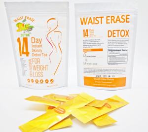 Shake de thé détox amincissant à la saveur de Fruit et de citron, poudre de thé amincissant instantané - Product Image 1