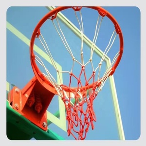 Système de panier de basket <span class=keywords><strong>portable</strong></span> d'extérieur avec support réglable, panneau arrière en verre trempé, panier mobile encastrable et filet pour enfants et adultes - Product Image 2