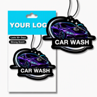 Diffuseur de voiture en papier de coton - Désodorisant de luxe longue durée et tendance avec évaporation naturelle