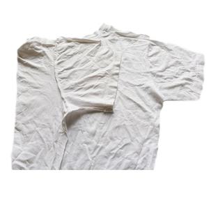 Chiffons d'époussetage pour vêtements en coton, T-shirt blanc, 4 pièces, vente en gros - Product Image 3