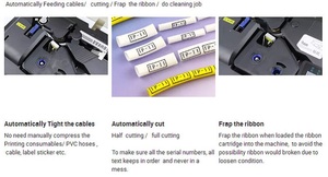 เครื่องพิมพ์ฉลากแบบพกพาสำหรับสายไฟ ท่อพีวีซี และเครื่องหมายสายเคเบิล - Product Image 5