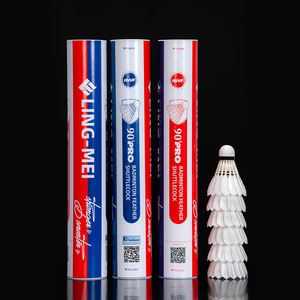 <span class=keywords><strong>LING</strong></span>-<span class=keywords><strong>MEI</strong></span> 90PRO (BWF) Volant de badminton en plumes d'oie <span class=keywords><strong>LING</strong></span> <span class=keywords><strong>MEI</strong></span> 90 PRO Birdies Birdie Shuttle LINGMEI 90PRO Aeroplane EG1130 - Product Image 4
