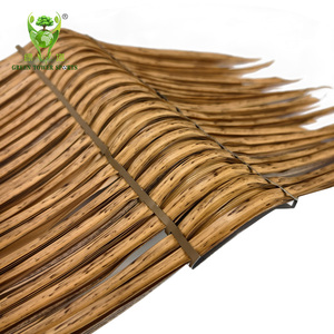 Tuiles de toit artificielles en forme de palmier, ignifuges, synthétiques, pour couverture de toit de palapa, hôtel tropical, <span class=keywords><strong>cabane</strong></span> tiki - Product Image 4