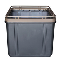 Jardinières carrées en acier galvanisé, durables, anti-corrosion, pour l'intérieur et l'extérieur, avec revêtement en poudre, pour la plantation à domicile