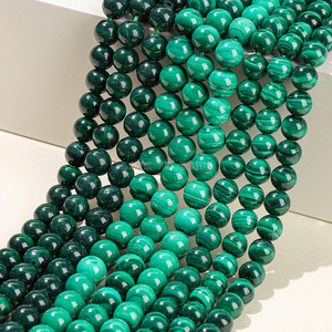 Perle Rotonde Sciolte di <span class=keywords><strong>Malachite</strong></span> <span class=keywords><strong>Verde</strong></span> Naturale, Giada Africana e <span class=keywords><strong>Pietra</strong></span> Sangue di Drago, Filo di Perle Minerali Yaowang per Creazione Gioielli Fai da Te - Product Image 2