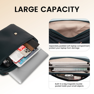 Borse per Laptop LOVEVOOK da 15,6 Pollici, <span class=keywords><strong>Borsa</strong></span> <span class=keywords><strong>a</strong></span> Tracolla in Tela per Donne d'Affari, Grande Capacità, Borse da Ufficio per Signore - Product Image 3