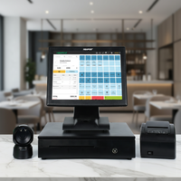 HBA-X6 caisse enregistreuse tout-en-un à écran tactile de 15 pouces gagne le système 10 Pos pour magasin de détail.