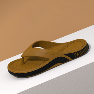 Sandales tongs pour hommes en EVA avec soutien de la voûte plantaire, confortables et amortissantes, pour la marche, à enfiler, intérieur/extérieur - Product Image 5