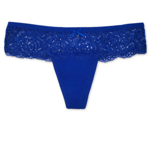 Nuovo arrivo pizzo <span class=keywords><strong>fascia</strong></span> in vita cotone donna mutandine <span class=keywords><strong>perizoma</strong></span> - Product Image 3