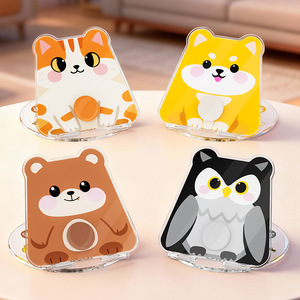 Cute Cartoon Acrylic Phone <b>Stand</b> Adjustable Rotating <b>Desktop</b> Holder For Tablet And Mobile Phone - Product Image 2