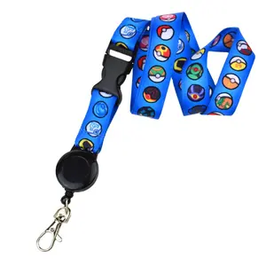 Trung Quốc Artigifts Bán Buôn Tùy Chỉnh Thăng Hoa Truyền Nhiệt Lanyard In Retractable Badge Reel Phụ Kiện Dây Buộc Với Logo