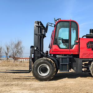 מלגזה מפרקית לשטח קשה עם היגוי גלגל אחורי, 3 טון, 4x4, לכל סוגי השטח, עם תו תקן CE - Product Image 3