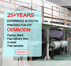 30cm 33cm 42cm熱伝達印刷13x19 DTF PETフィルム75UコールドピールホットピールDTFフィルムロール60 cm DTFインクプダーとフィルム - Product Image 5