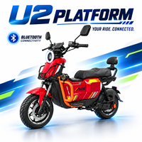 Vélo électrique longue portée, même plateforme que Wenbox U-B, batterie lithium 60V, freins à disque hydrauliques numériques électroniques, écran LCD, cadre en acier