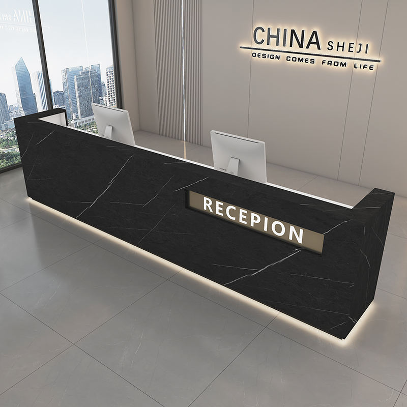 Marble-Effect Black