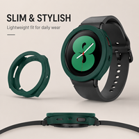 Funda protectora de silicona para Samsung Galaxy Watch 4, 5, 6, 7, 8, 40mm, 44mm, cubierta suave a prueba de golpes para Fitness y uso diario