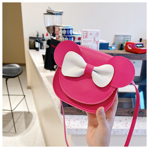 Carino portamonete rosso principessa per bambini Mini piccola borsa a tracolla alla moda per bambina borsa alla moda per bambini - Product Image 5